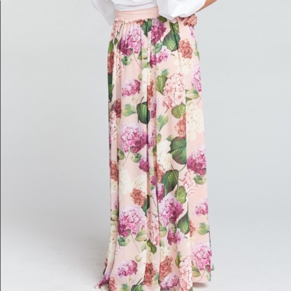 NWOT Show Me Your Mumu Floral Misty Maxi Skirt ~ in Honey Bunches - Picture 3 of 13